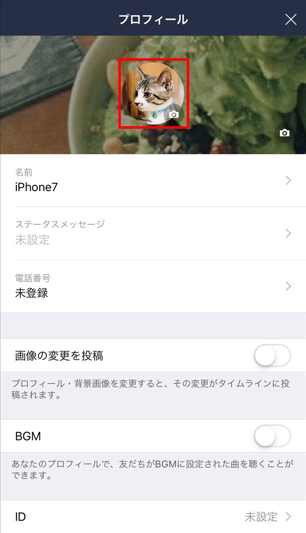 Line プロフィール画像を変更 削除する方法 Pcエトセトラ